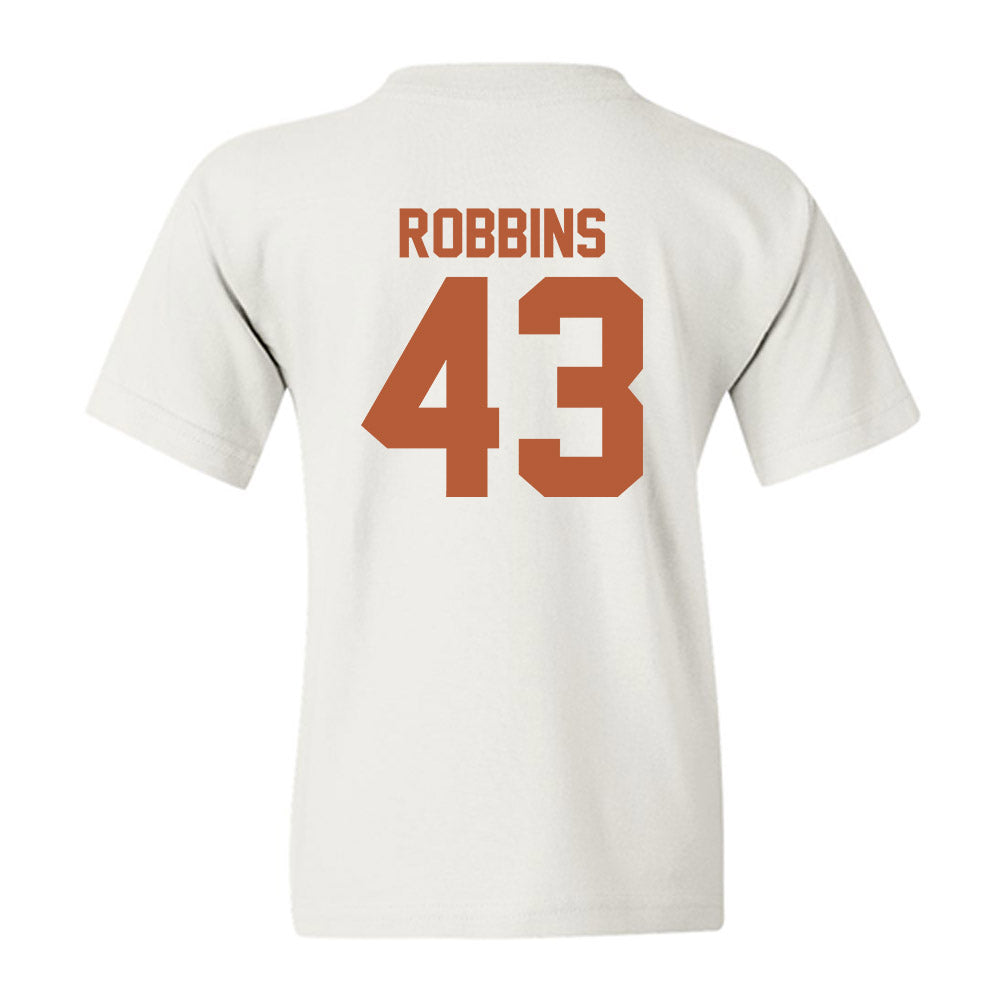 Texas - NCAA Baseball : Aiden Robbins - Classic Shersey Youth T-Shirt-1