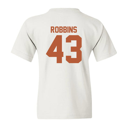 Texas - NCAA Baseball : Aiden Robbins - Classic Shersey Youth T-Shirt-1