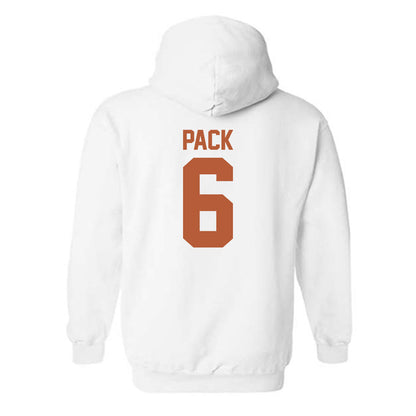 Texas - NCAA Baseball : Anthony Pack - Classic Shersey Hooded Sweatshirt-1
