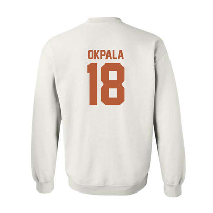 Texas - NCAA Football : Kosi Okpala - Classic Shersey Crewneck Sweatshirt-1