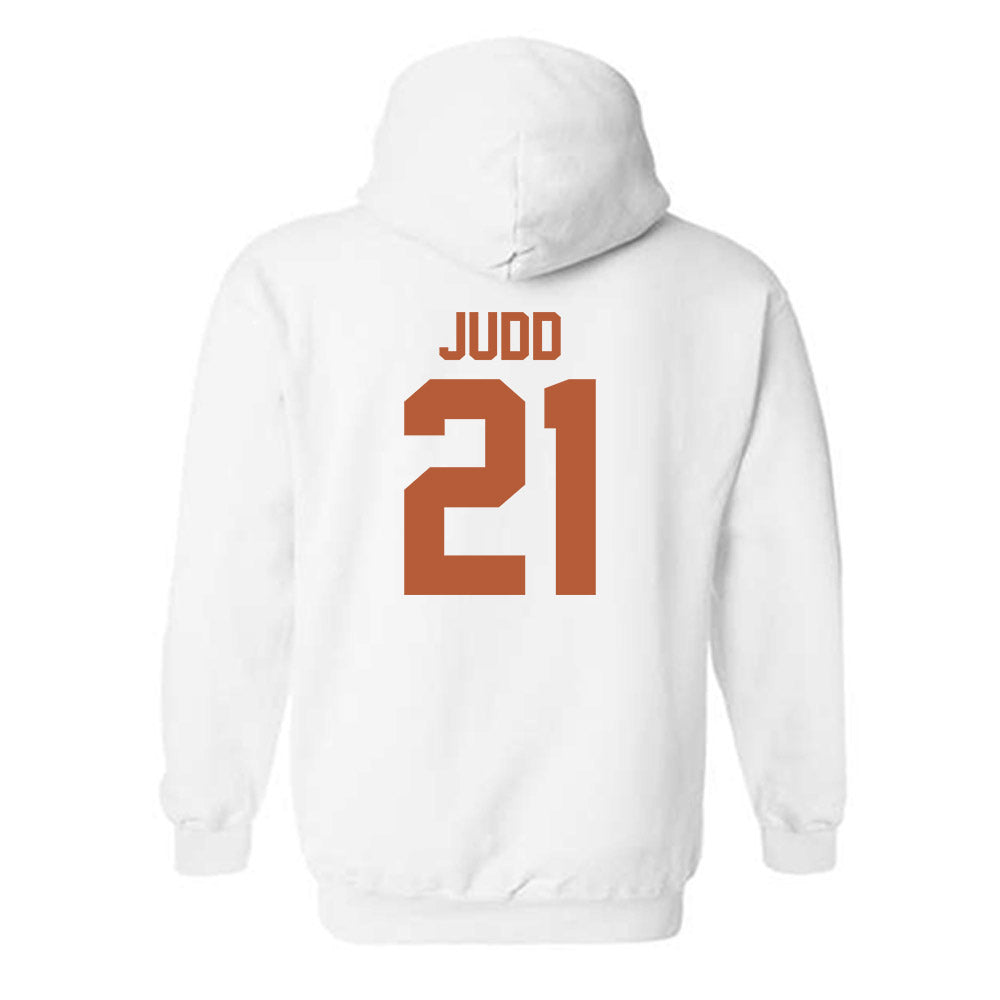 Texas - NCAA Women's Basketball : Ashton Judd - Classic Shersey Hooded Sweatshirt-1