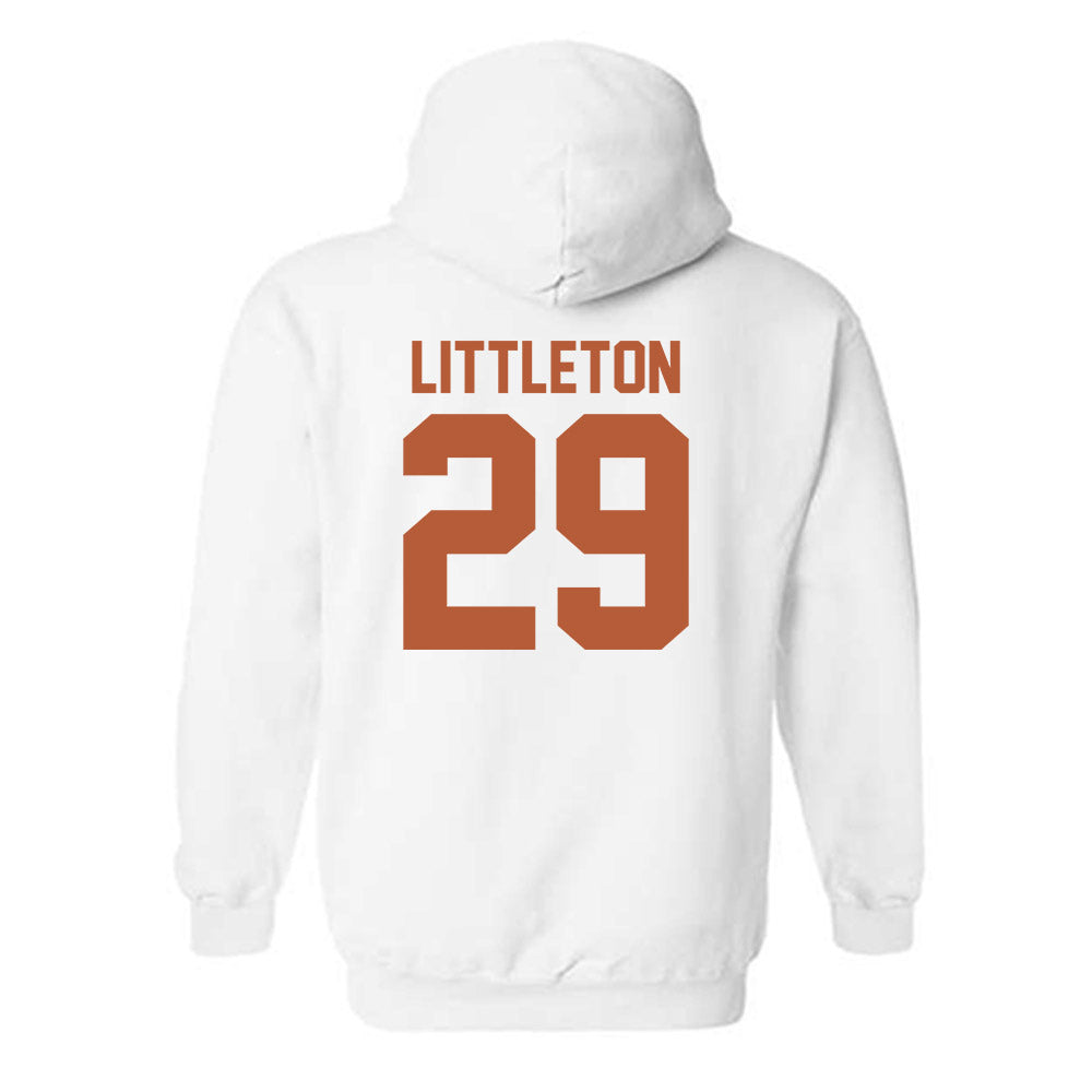 Texas - NCAA Football : Graceson Littleton - Classic Shersey Hooded Sweatshirt-1