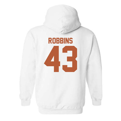 Texas - NCAA Baseball : Aiden Robbins - Classic Shersey Hooded Sweatshirt-1