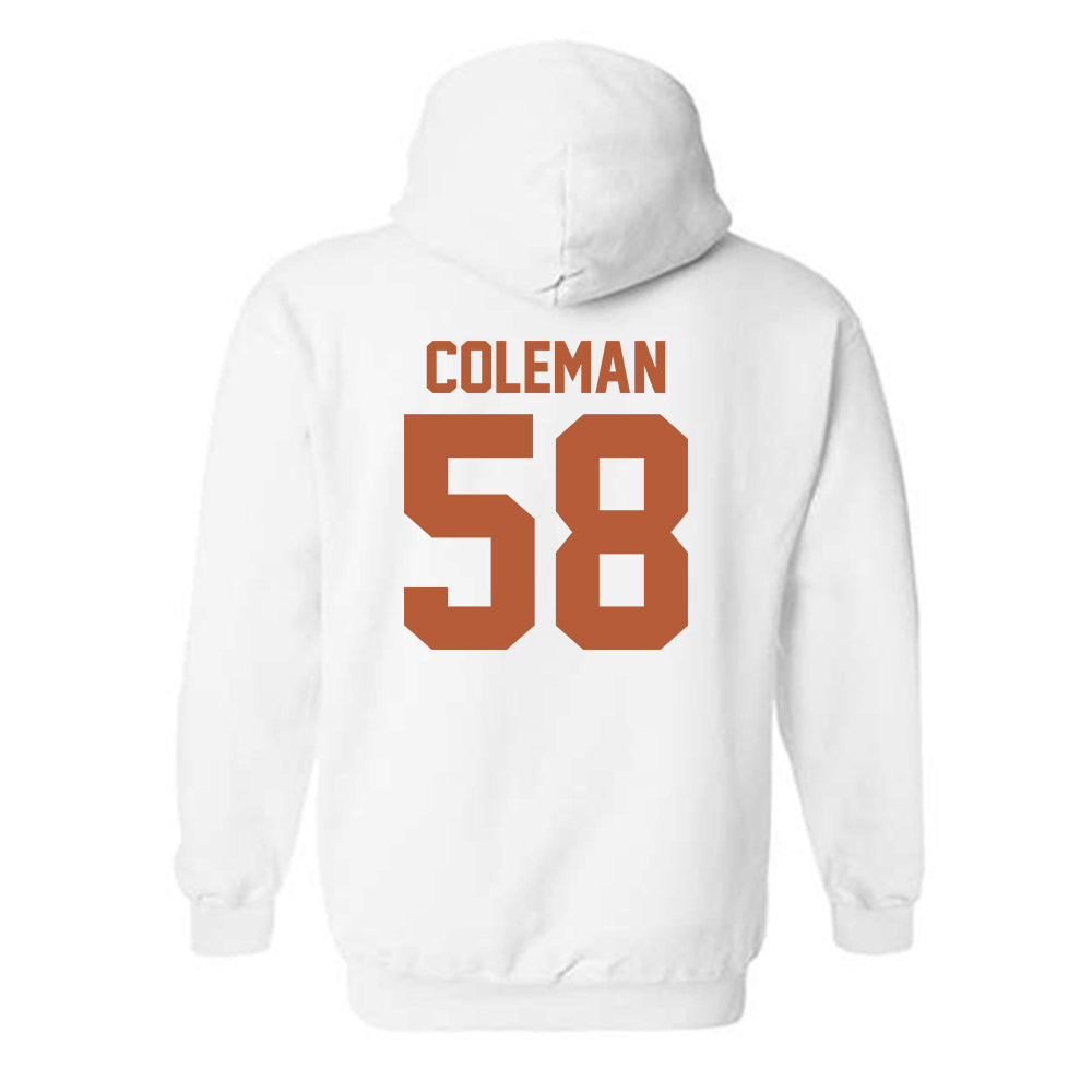 Texas - NCAA Football : Devin Coleman - Classic Shersey Hooded Sweatshirt-1