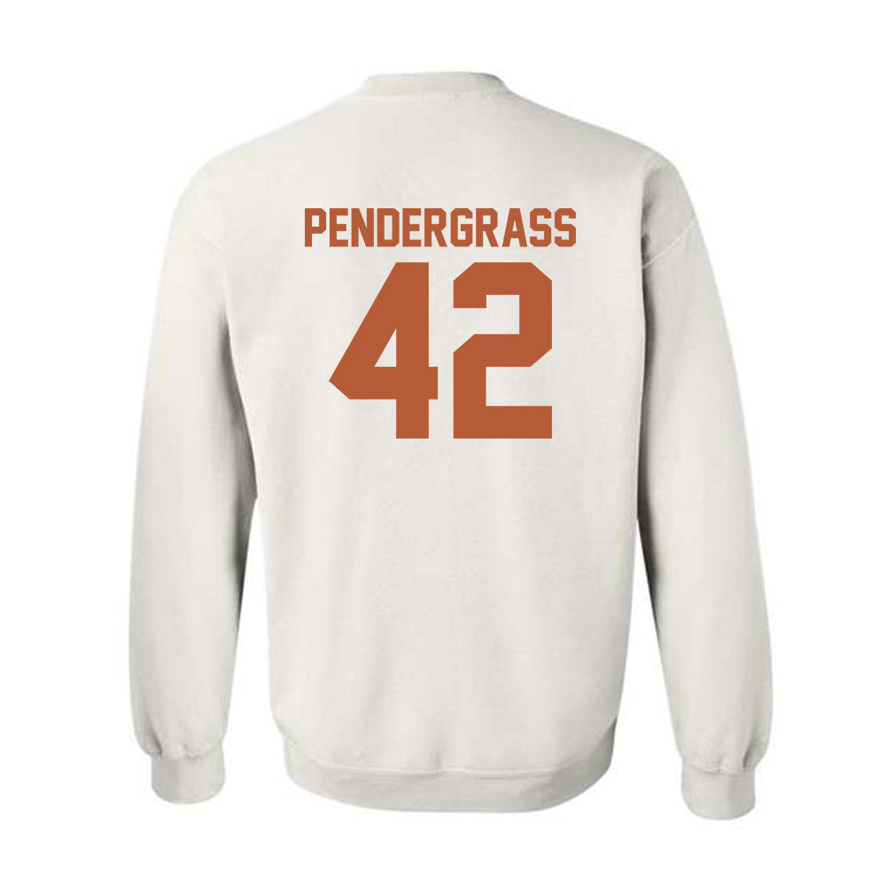 Texas - NCAA Baseball : Dariyan Pendergrass - Classic Shersey Crewneck Sweatshirt-1