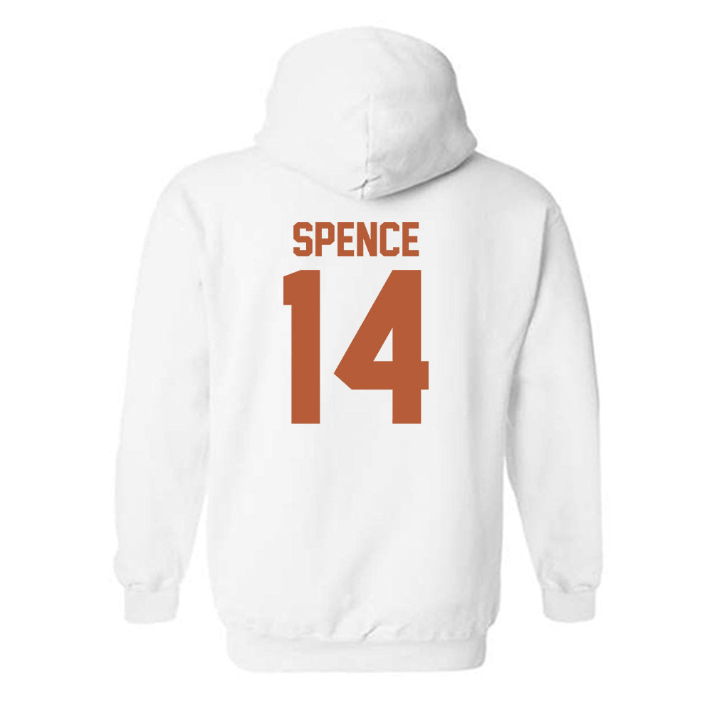 Texas - NCAA Football : Brad Spence - Classic Shersey Hooded Sweatshirt-1