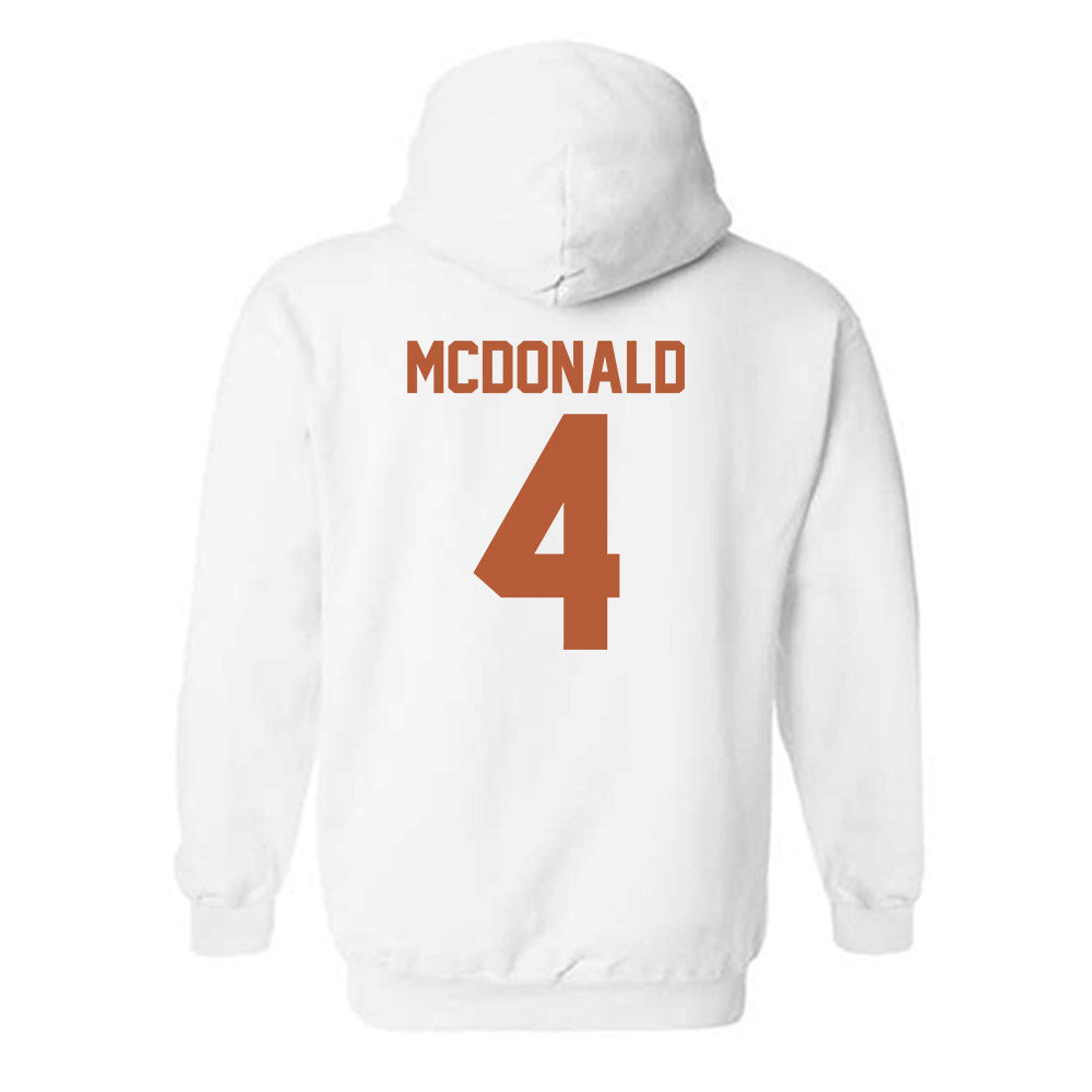Texas - NCAA Football : Jelani McDonald - Classic Shersey Hooded Sweatshirt-1
