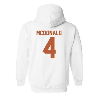 Texas - NCAA Football : Jelani McDonald - Classic Shersey Hooded Sweatshirt-1