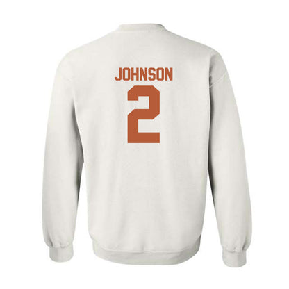 Texas - NCAA Men's Basketball : Isaiah Johnson - Classic Shersey Crewneck Sweatshirt-1