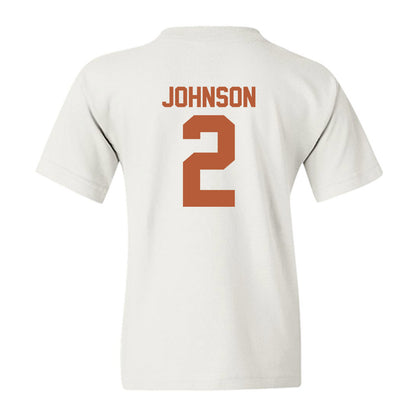 Texas - NCAA Men's Basketball : Isaiah Johnson - Classic Shersey Youth T-Shirt-1