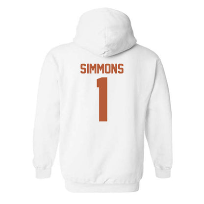 Texas - NCAA Football : Colin Simmons - Classic Shersey Hooded Sweatshirt-1