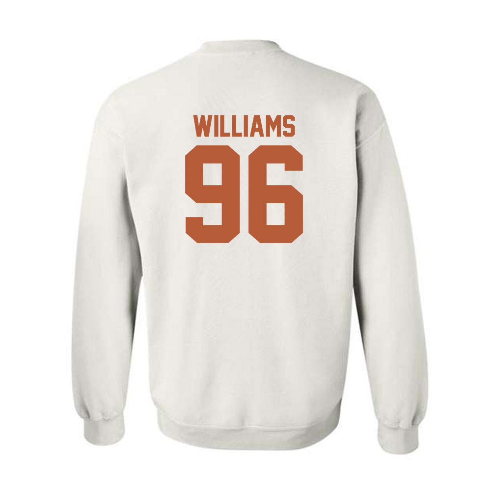 Texas - NCAA Football : Zion Williams - Classic Shersey Crewneck Sweatshirt-1
