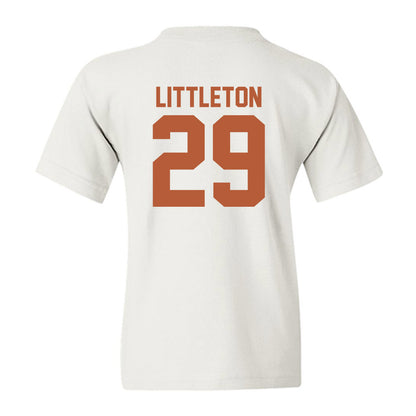 Texas - NCAA Football : Graceson Littleton - Classic Shersey Youth T-Shirt-1