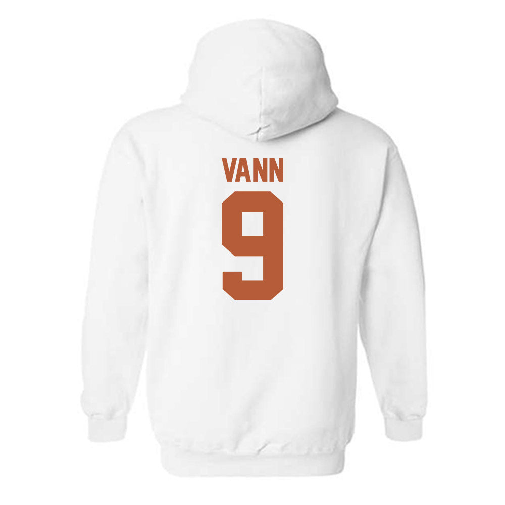 Texas - NCAA Women's Basketball : Zya Vann - Classic Shersey Hooded Sweatshirt-1