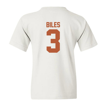 Texas - NCAA Football : Rasheem Biles - Classic Shersey Youth T-Shirt-1