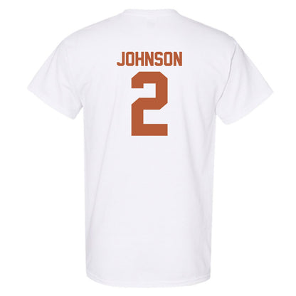 Texas - NCAA Men's Basketball : Isaiah Johnson - Classic Shersey T-Shirt-1