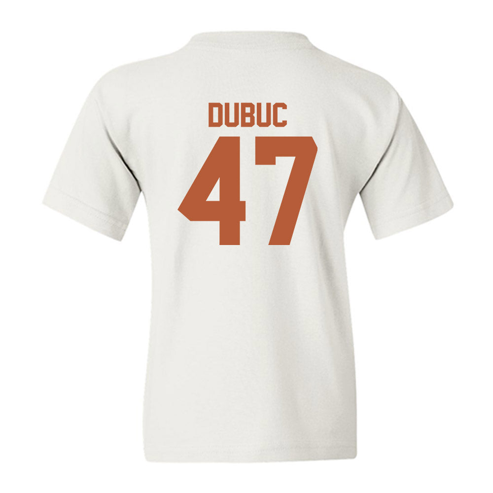 Texas - NCAA Football : Trey Dubuc - Classic Shersey Youth T-Shirt-1