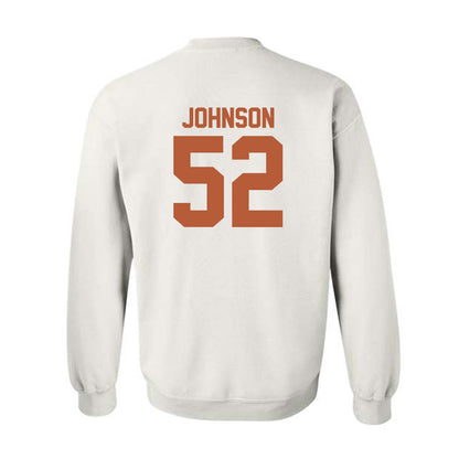 Texas - NCAA Football : James Johnson - Classic Shersey Crewneck Sweatshirt-1