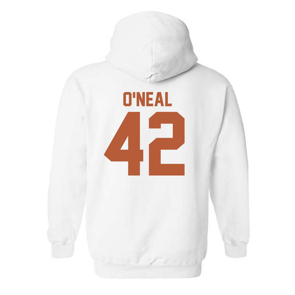 Texas - NCAA Football : Trott O'Neal - Classic Shersey Hooded Sweatshirt-1