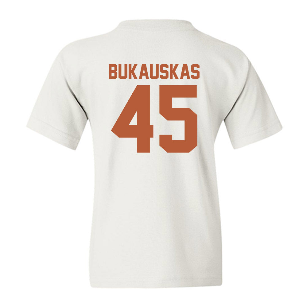 Texas - NCAA Football : Mikey Bukauskas - Classic Shersey Youth T-Shirt-1