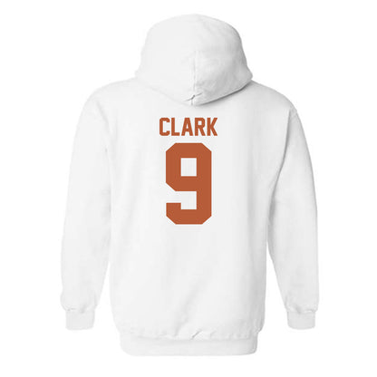 Texas - NCAA Men's Basketball : John Clark - Classic Shersey Hooded Sweatshirt-1