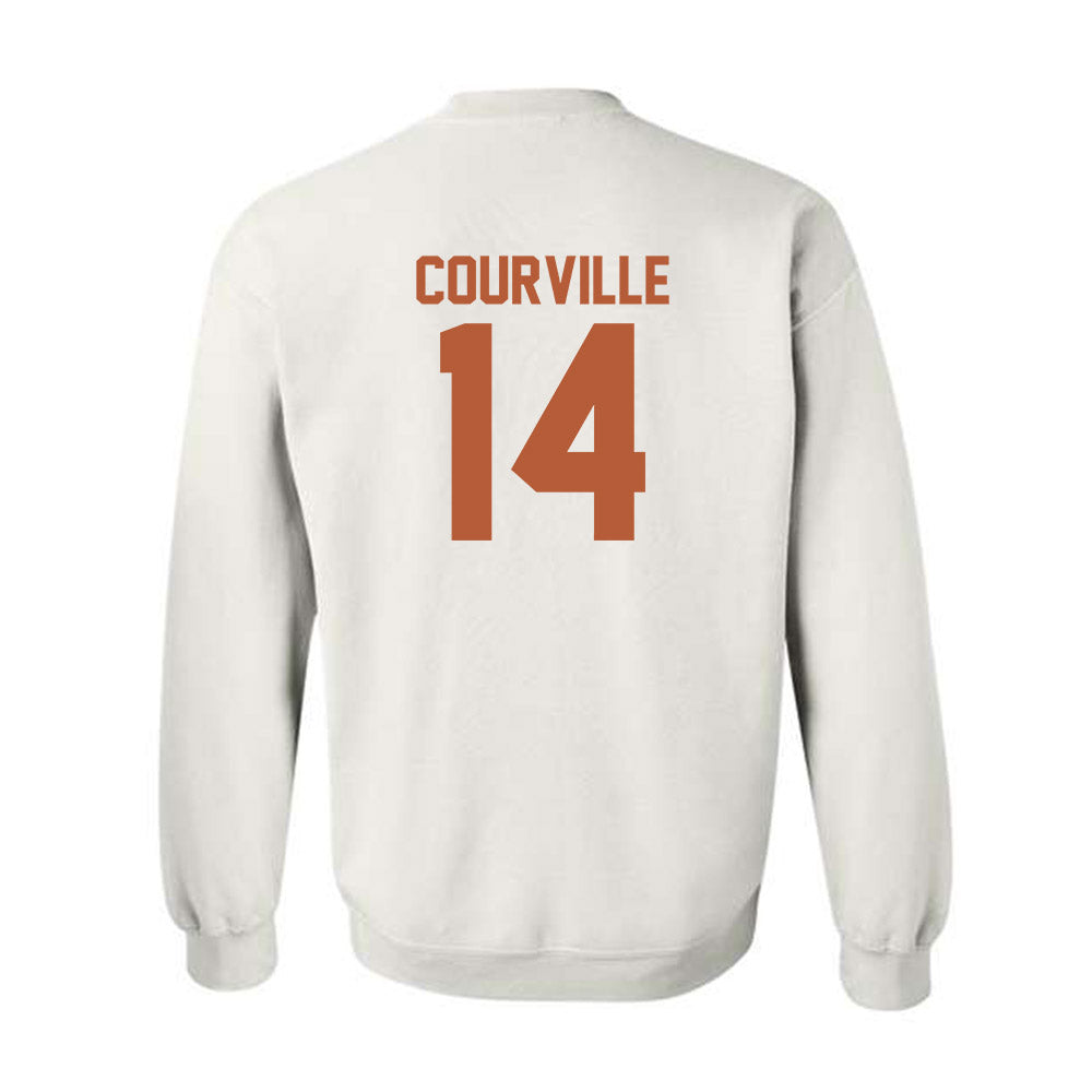 Texas - NCAA Baseball : Presley Courville - Classic Shersey Crewneck Sweatshirt-1
