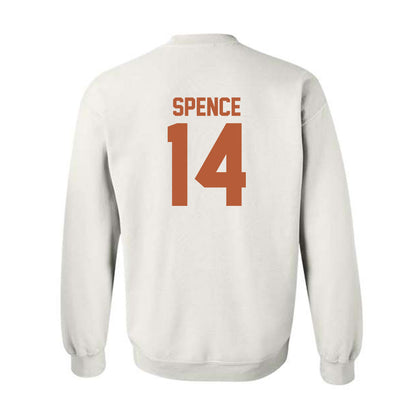 Texas - NCAA Football : Brad Spence - Classic Shersey Crewneck Sweatshirt-1