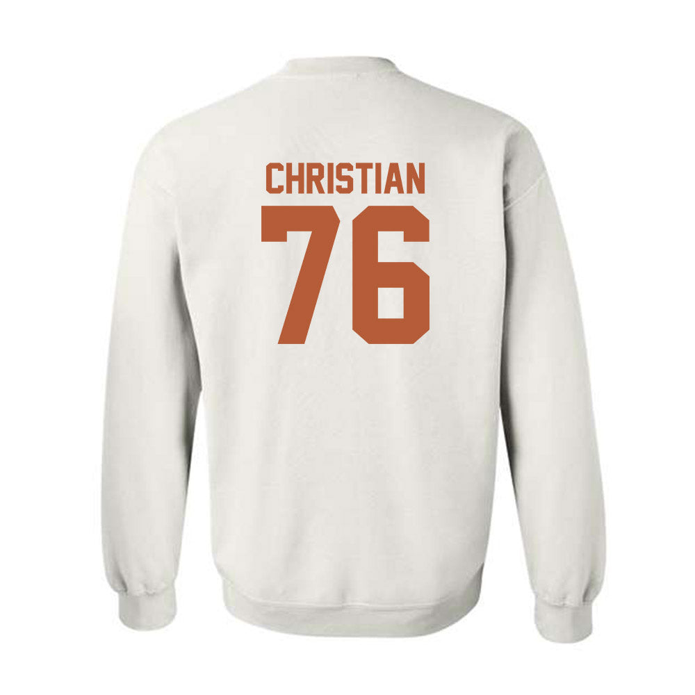 Texas - NCAA Football : Jackson Christian - Classic Shersey Crewneck Sweatshirt-1