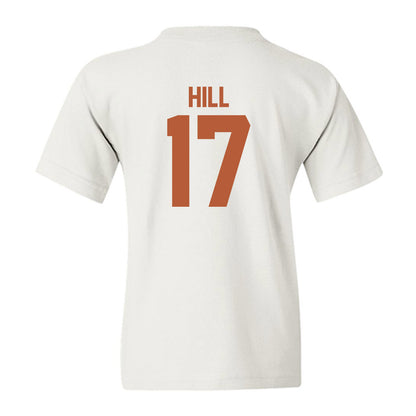 Texas - NCAA Baseball : Will Hill - Classic Shersey Youth T-Shirt-1