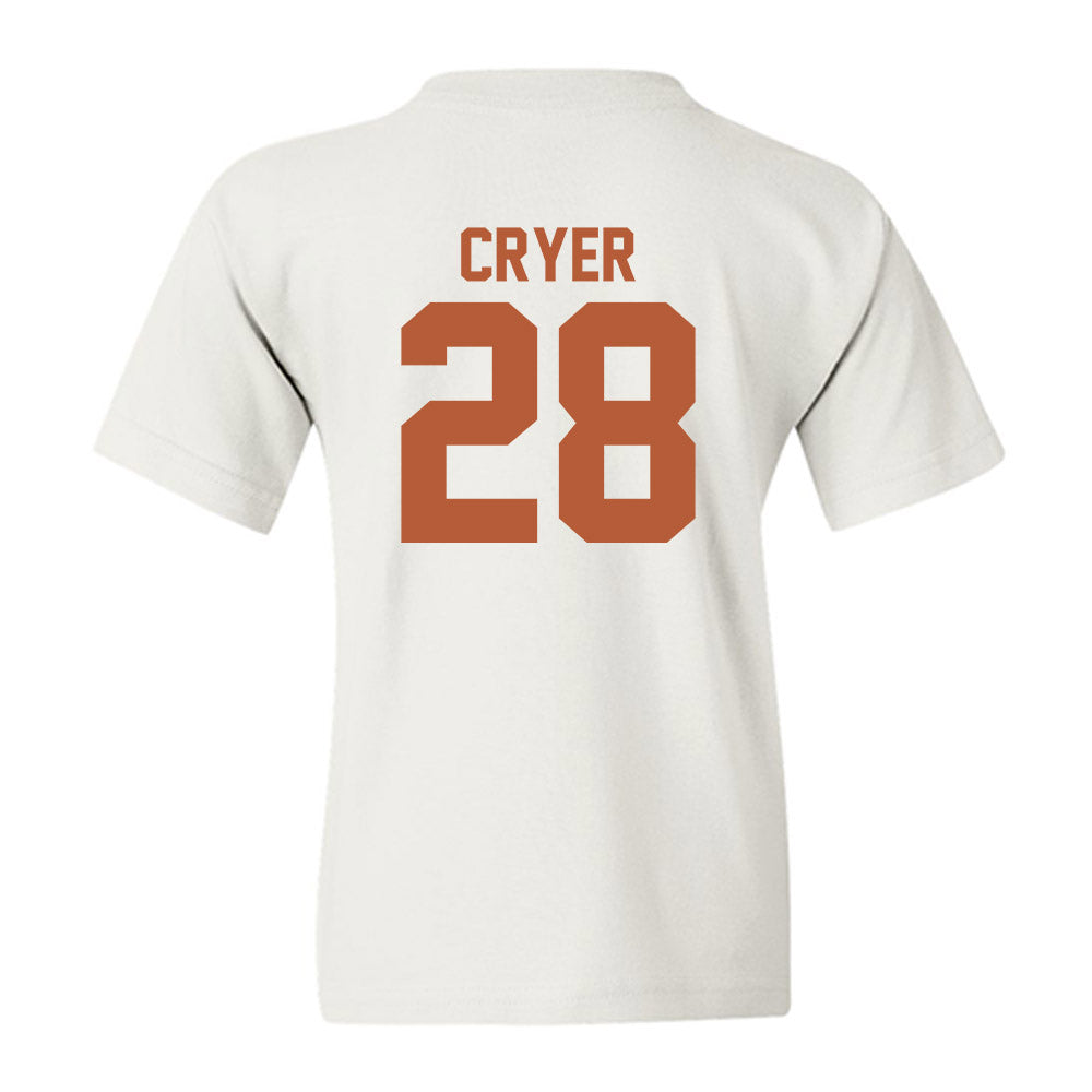 Texas - NCAA Football : Justin Cryer - Classic Shersey Youth T-Shirt-1