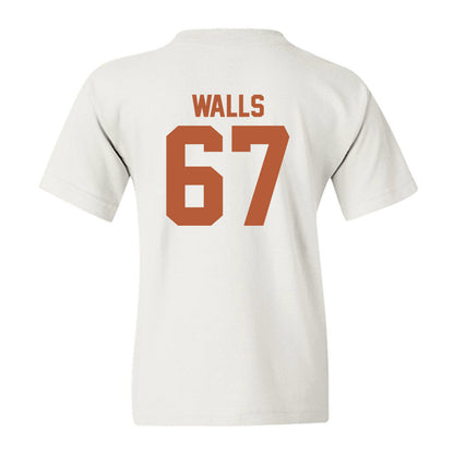 Texas - NCAA Baseball : Brody Walls - Classic Shersey Youth T-Shirt-1