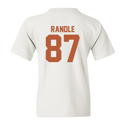 Texas - NCAA Football : Will Randle - Classic Shersey Youth T-Shirt-1