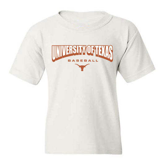 Texas - NCAA Baseball : Temo Becerra - Classic Shersey Youth T-Shirt-0