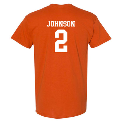 Texas - NCAA Men's Basketball : Isaiah Johnson - Classic Shersey T-Shirt-1