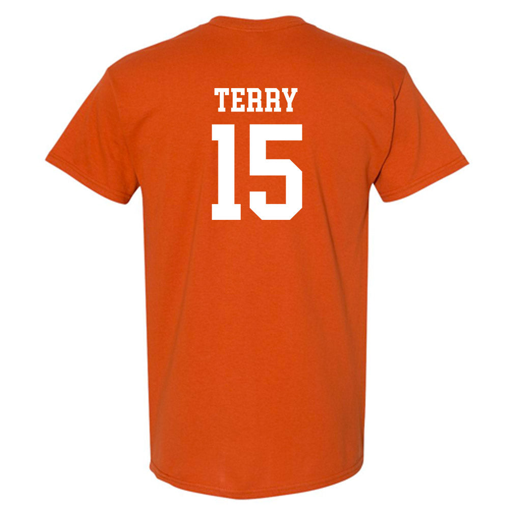 Texas - NCAA Football : Justus Terry - Classic Shersey T-Shirt-1