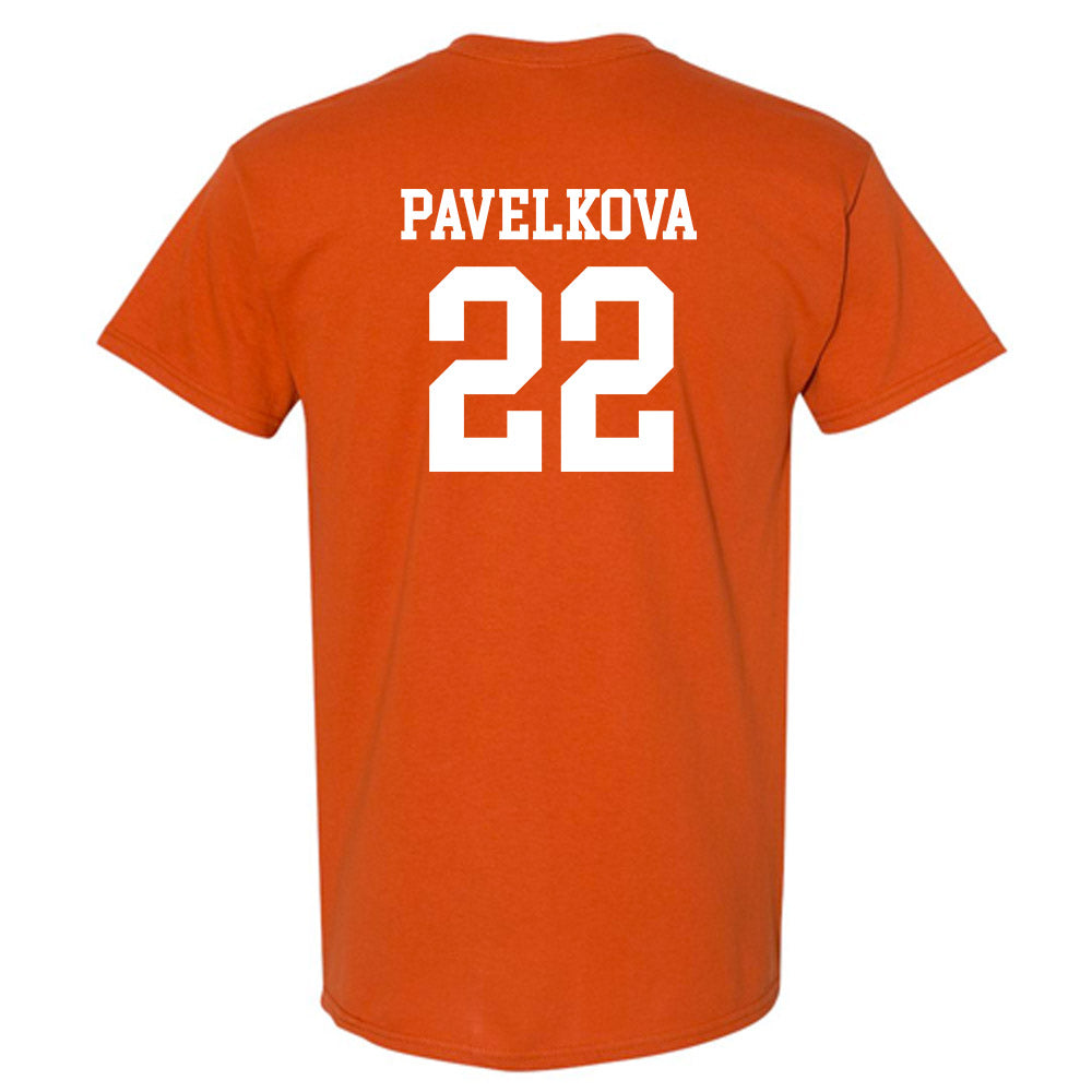 Texas - NCAA Beach Volleyball : Anna Pavelkova - Classic Shersey T-Shirt-1