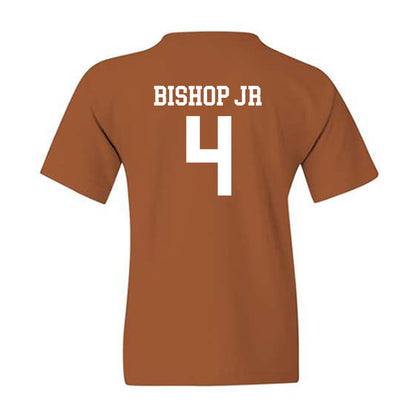Texas - NCAA Football : Jermaine Bishop Jr - Classic Shersey Youth T-Shirt-1