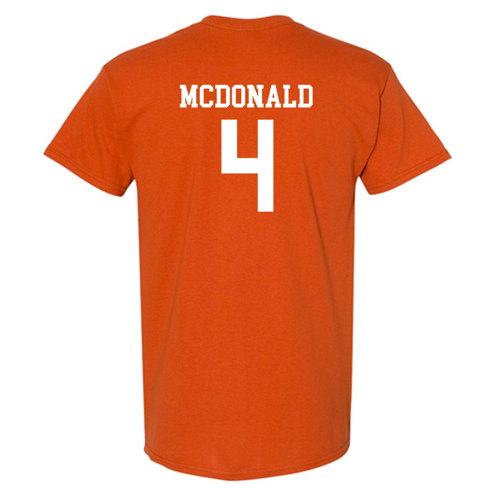 Texas - NCAA Football : Jelani McDonald - Classic Shersey T-Shirt-1