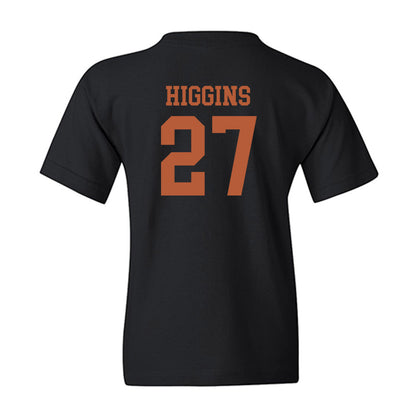 Texas - NCAA Baseball : Cal Higgins - Classic Shersey Youth T-Shirt-1