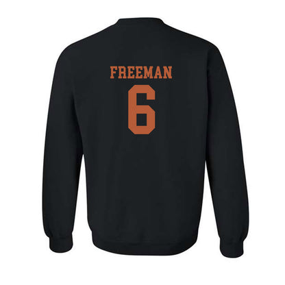 Texas - NCAA Men's Basketball : Elyjah Freeman - Classic Shersey Crewneck Sweatshirt-1