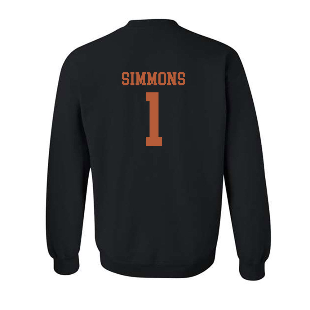 Texas - NCAA Football : Colin Simmons - Classic Shersey Crewneck Sweatshirt-1