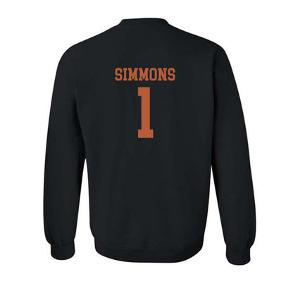 Texas - NCAA Football : Colin Simmons - Classic Shersey Crewneck Sweatshirt-1