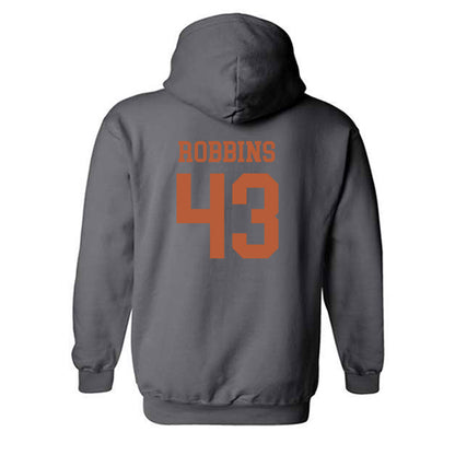 Texas - NCAA Baseball : Aiden Robbins - Classic Shersey Hooded Sweatshirt-1
