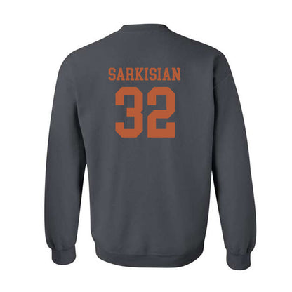 Texas - NCAA Football : Brady Sarkisian - Classic Shersey Crewneck Sweatshirt-1
