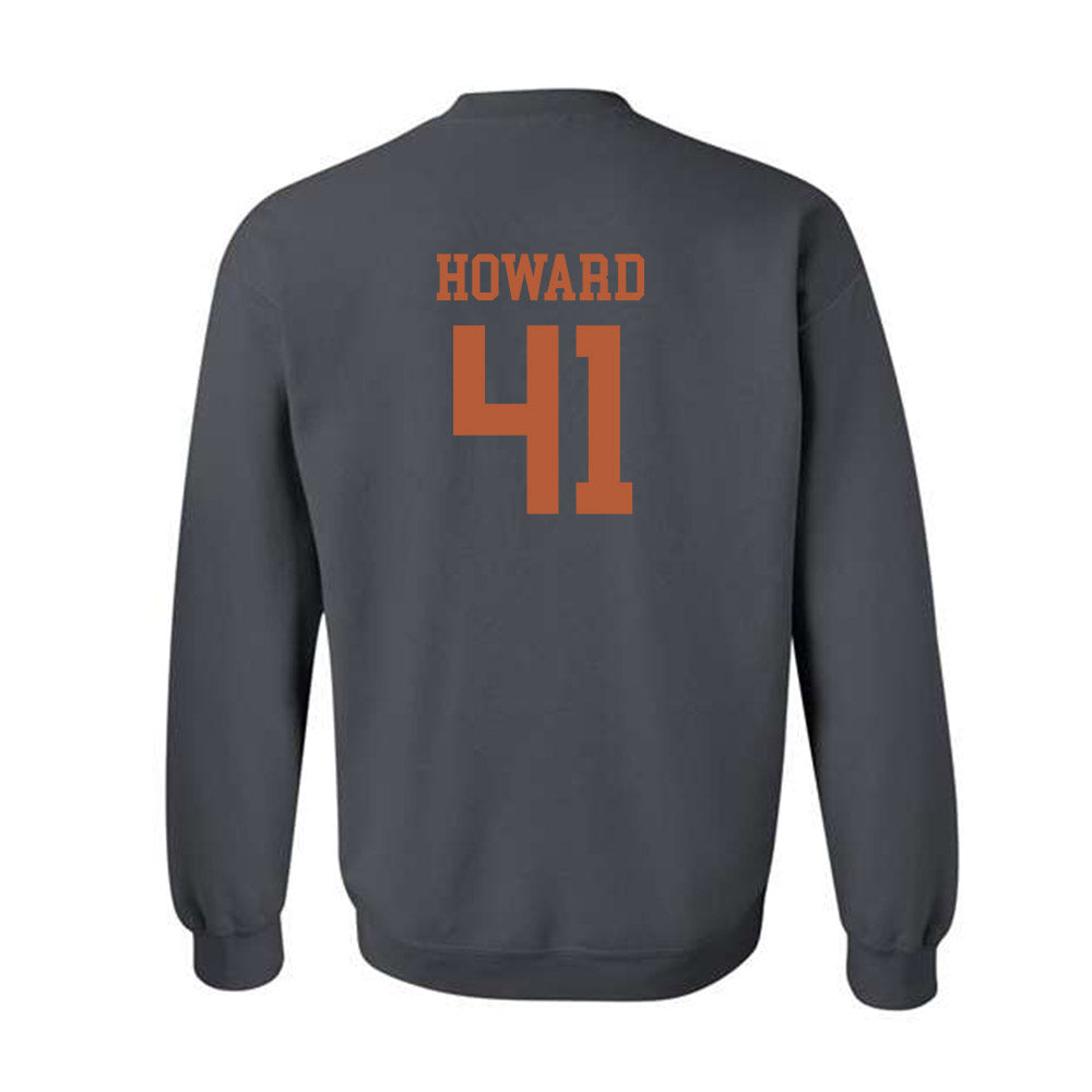 Texas - NCAA Baseball : Cody Howard - Classic Shersey Crewneck Sweatshirt-1