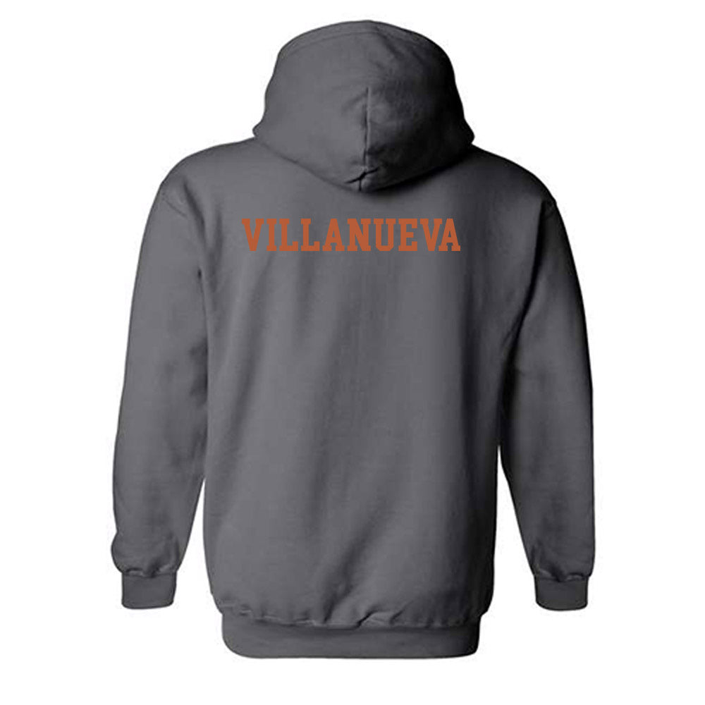 Texas - NCAA Men's Golf : Adam Villanueva - Classic Shersey Hooded Sweatshirt-1