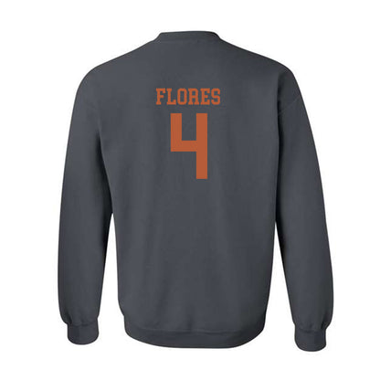 Texas - NCAA Baseball : Jason Flores - Classic Shersey Crewneck Sweatshirt-1