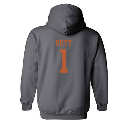 Texas - NCAA Men's Basketball : Cole Bott - Classic Shersey Hooded Sweatshirt-1