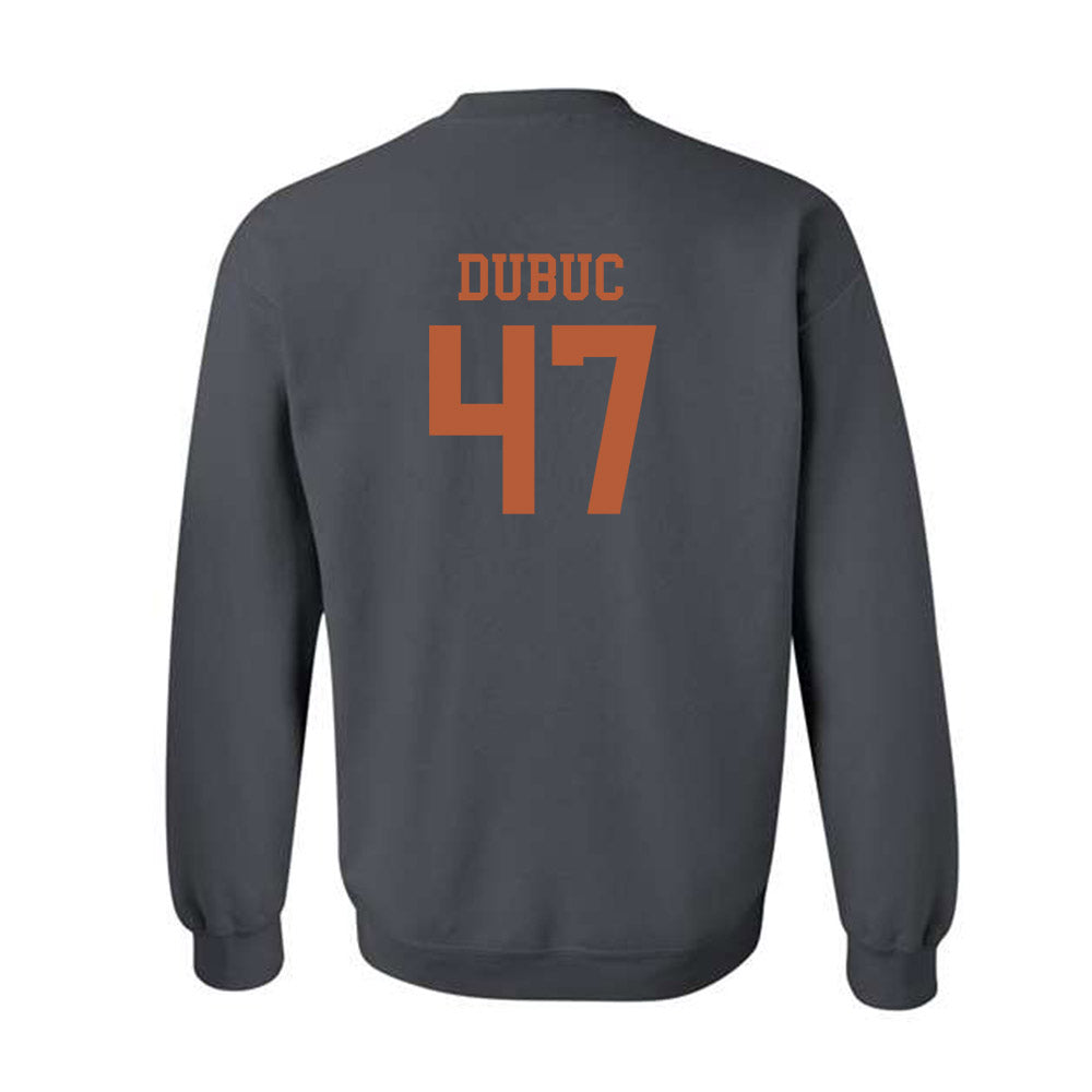 Texas - NCAA Football : Trey Dubuc - Classic Shersey Crewneck Sweatshirt-1