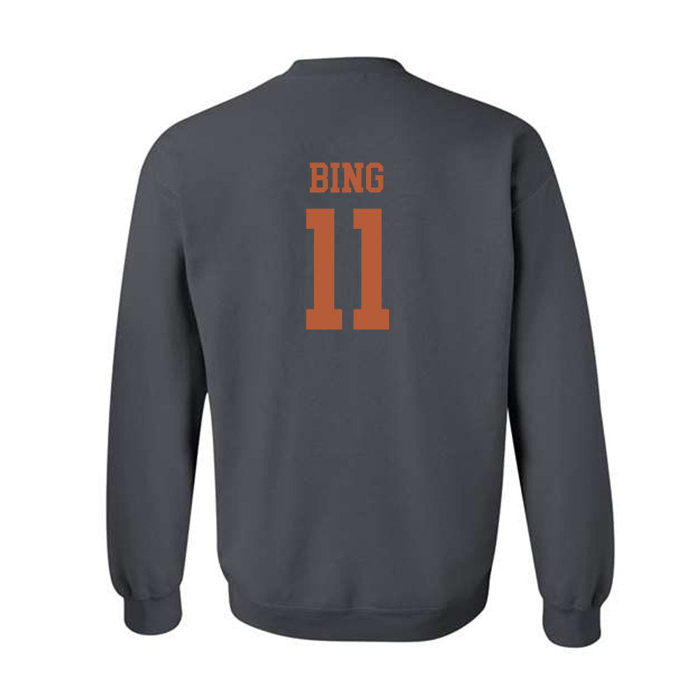 Texas - NCAA Baseball : Kade Bing - Classic Shersey Crewneck Sweatshirt-1